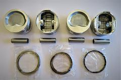 PISTON AND RING SET, .5MM OVERSIZE, TOYOTA 4Y