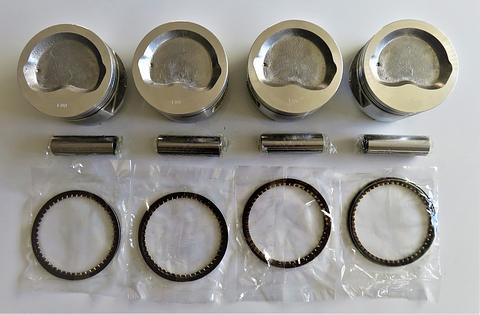 PISTON AND RING SET, + 1MM OVERSIZE, TOYOTA 6,7,8FG, 4Y ENGINES